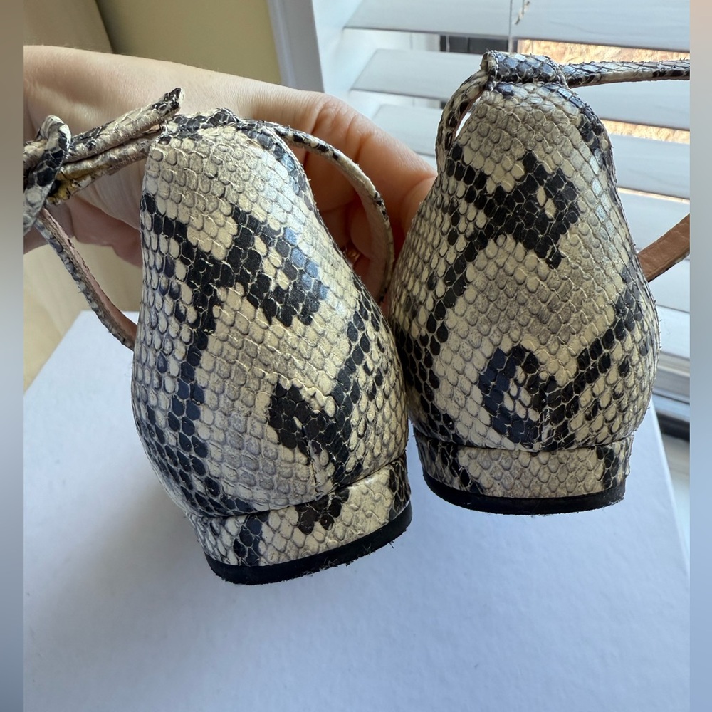 Bally Python Print Pointed Pumps - Size 7.5 (Fits… - image 8